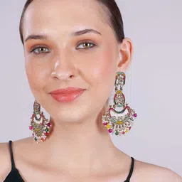 VATSALYA creation Spherical Jhumkas Earrings-image-38