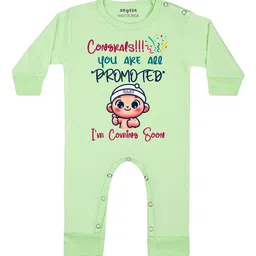 Arvesa Congrats All Are Promoted Coming Soon Printed Bodysuit-image-34