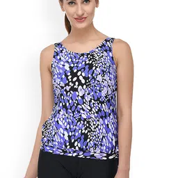 Kaali Peeli Printed Two-Piece Tankini Swimsuit-image-10