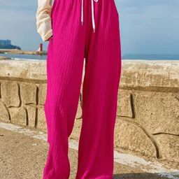 RAJOVATI Women Loose Fit Trousers-picture-28