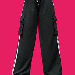 TABADTOD Women Relaxed Loose Fit Easy Wash Joggers Trousers-picture-3