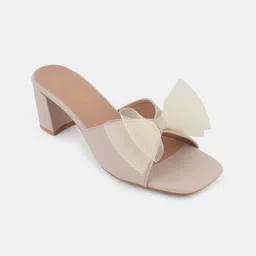 DressBerry Women Block Sandals with Bows-39