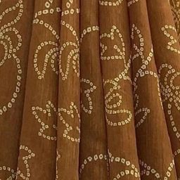 SSHAGUN LIFESTYLE Yellow Printed Chanderi Chanderi Saree-picture-12