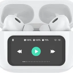 True Wireless ANC Earbuds with LCD Touchscreen Display Bluetooth Headset-15