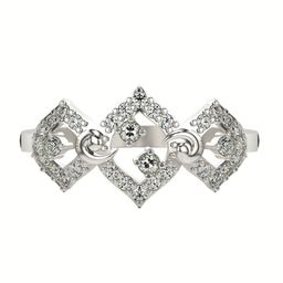 VALANOVA Sterling Silver Diamond Ring-picture-36