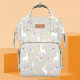 Baby Waterproof Travel Backpacks with 17+ Pockets for Mothers - Unicorn Design Messenger Diaper Bag-image-38