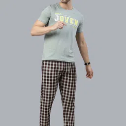 Joven Men Printed Night suit-picture-15