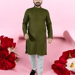 Atly Men Regular Kurta with Pyjamas &-picture-22