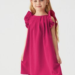 LULU & SKY Puff Sleeve A-Line Dress-image-30