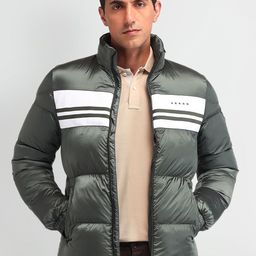 Arrow Sport Men Colourblocked Polyester Puffer Jacket-38