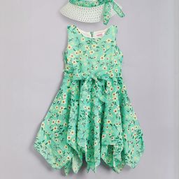 Hopscotch Girls Polyester Fit & Flare Dresses-picture-23