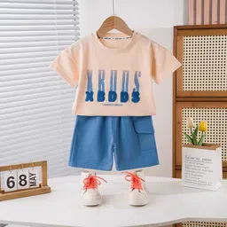 YK Boys Printed T-shirt With Shorts-33