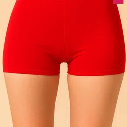 HIRRUX Women Pack Of 2 Slim Fit Cycling Mid Rise Cotton Sports Shorts-picture-24