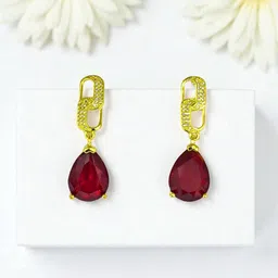 AVANT-GARDE PARIS Teardrop Shaped Drop Earrings-picture-43