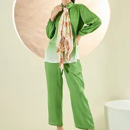 First Resort by Ramola Bachchan Shirt With Trousers Co-Ords-image-8
