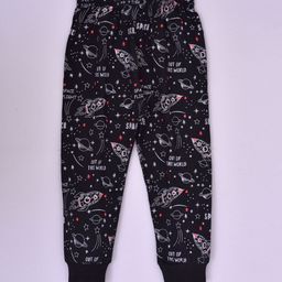 BAESD Kids Printed Mid-Rise Pure Cotton Joggers-image-95