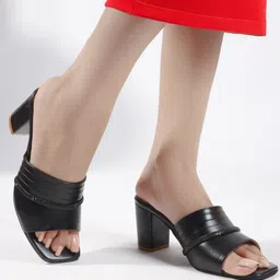 Mast & Harbour Women Block Heel Sandals-picture-10
