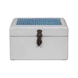 Contrast Living Turquoise Blue Set of 1 Regular Jewellery Organiser Organisers-8