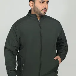 ELLIPSE Mock Collar Bomber Jacket-picture-24