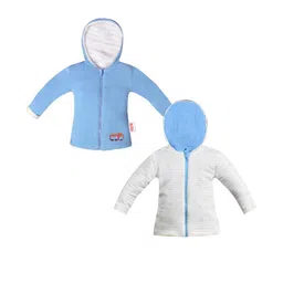 VParents Kids Hooded Open Front Jacket-image-75