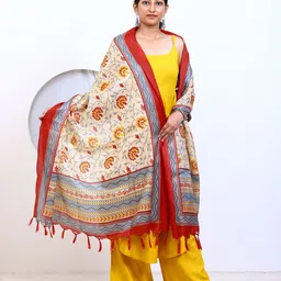 DEEBACO Ethnic Motifs Printed Dupatta image 1