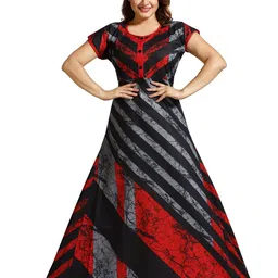 NIGHTY KING Printed Maxi Nightdress-picture-48
