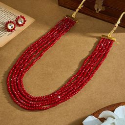 TEEJH Gold-Plated Jalsa Beaded Jewellery Set-53