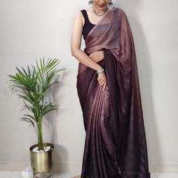 KALINI Striped Pure Chiffon Ready to Wear Jamdani Saree-image-72
