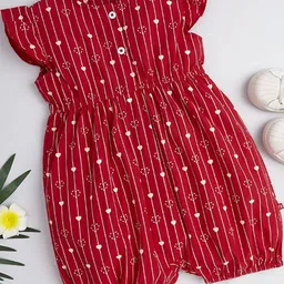 Hopscotch Girls Printed Cotton Romper-picture-19