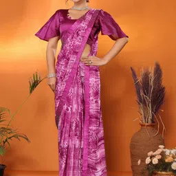 Lookmark Floral Printed Pure Georgette Saree-image-68