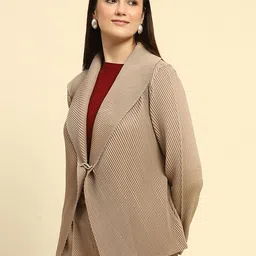 Global Republic Self Design Open Front Shrug image 2