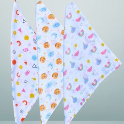 BAESD Pack Of 3 Printed Baby Wash Cloths-image-90