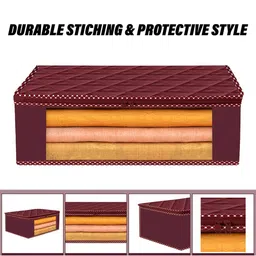 Kuber Industries Maroon Set of 6 Regular Multi-Utility Organisers image 3