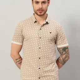 PROFY Men Abstract Printed Cotton Shirt-image-87