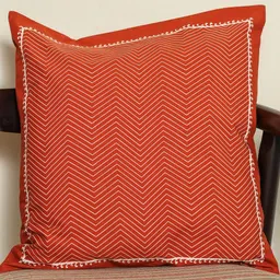 Crown of Poppies Rust Square Cushion Covers-image-94