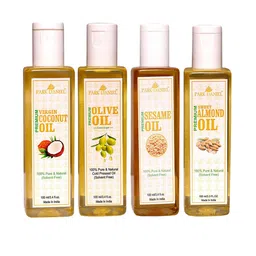 Park Daniel Set Of 4 Pure Virgin Coconut & Olive & Sesame & Sweet Almond Oil - 100 ml Each-25