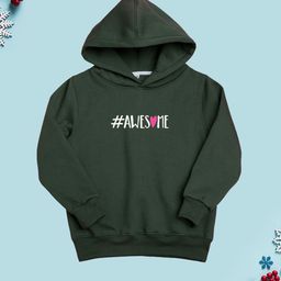 NUSYL Girls Printed Hooded Sweatshirt-picture-1