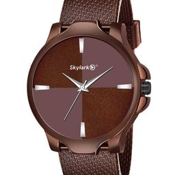 Skylark Boys Round Dial & Bracelet Style Straps Analogue Watch sky-377Brosilicon-image-53