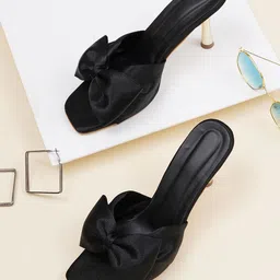 HUNYZA FOOTWEAR Women Stiletto Sandals With Bows-picture-35