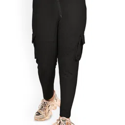 BAESD Girls Solid Mid-Rise Regular Fit Cargos-picture-41