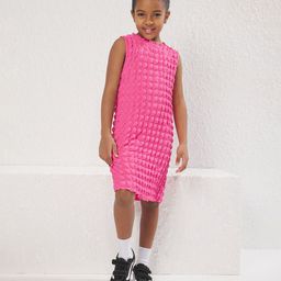 Trendyol Girls Solid Self Design Sheath Knee Length Dress-picture-28