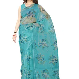 BAESD Floral Organza Saree-picture-22