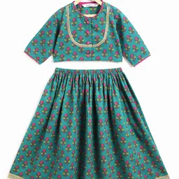 Campana Girls Printed Ready to Wear Lehenga With Choli-picture-54