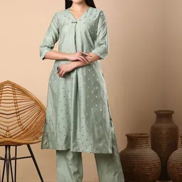 FASHOR Women Regular Kurta with Trousers-image-71