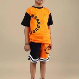 WEARDUDS Kids Printed T-shirt With Shorts-picture-20
