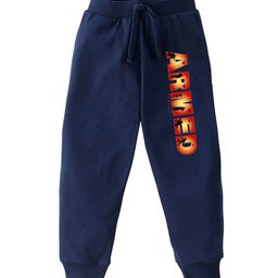 KAVEE Infant Boys Printed Cotton Mid-Rise Joggers-image-90