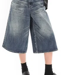 StyleCast Men Loose Fit Cotton Denim Shorts-picture-14