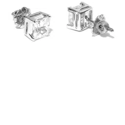fabula Men Set of 2 Cubic Zirconia Studded Round & Square Shaped Studs image 2