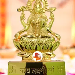 DARIDRA BHANJAN Gold-Toned Religious Idol Showpiece-image-54