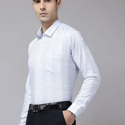Van Heusen Slim Fit Checked Formal Shirt-picture-34